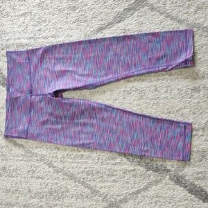 Lululemon Wunder Under Cropped Leggings space dye, size 4